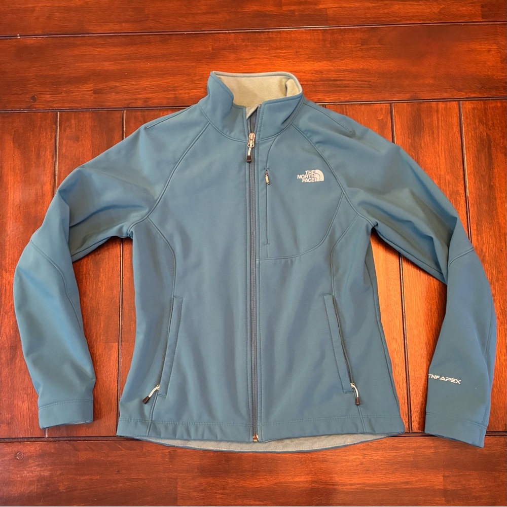 The North Face TNF Apex Teal Softshell Jacket Women’s Size Medium